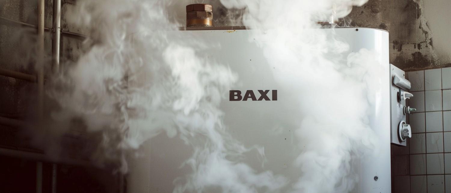 Illustration of overheating issues in a Baxi boiler